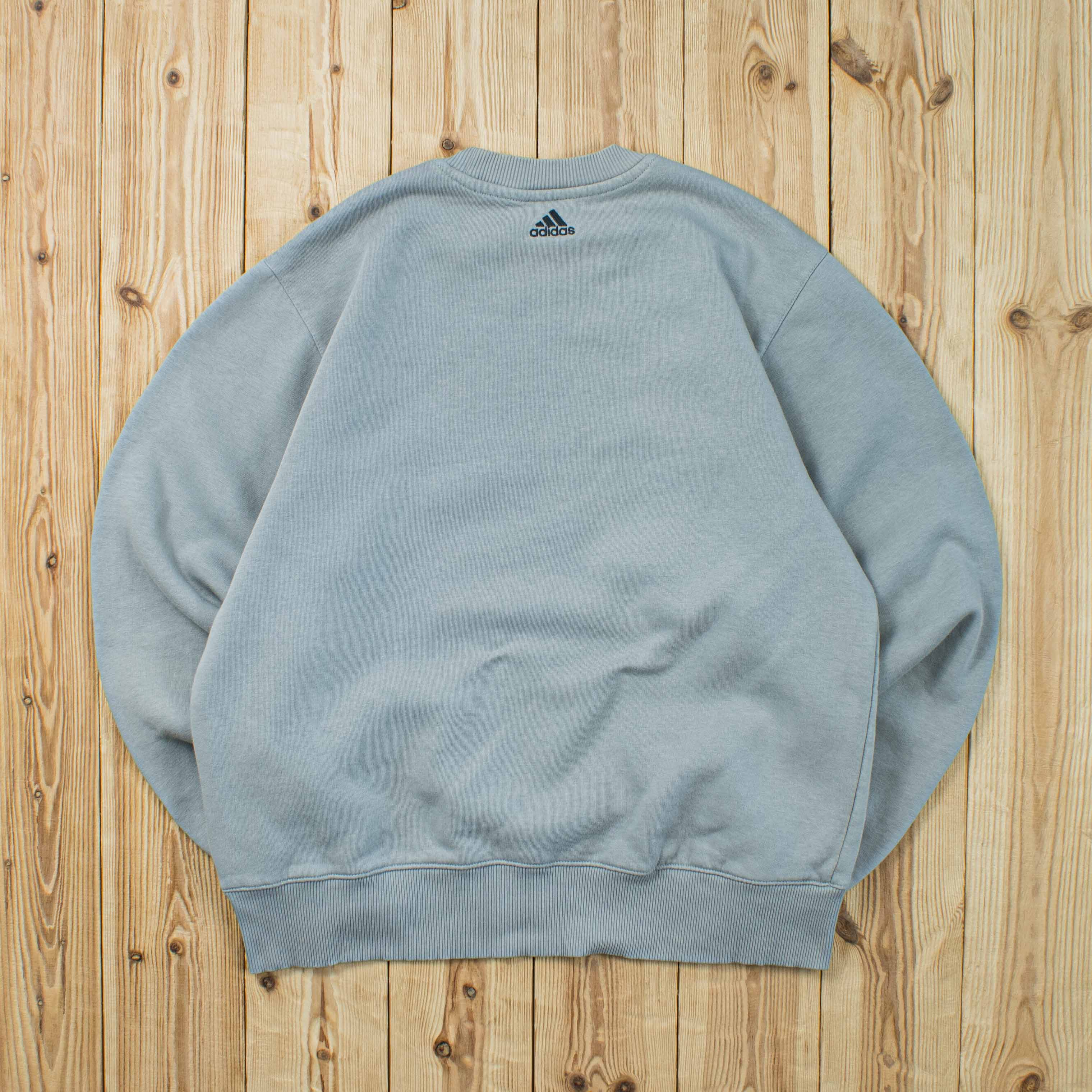 (S) Vintage Adidas Spell Out Embroidered Sweatshirt