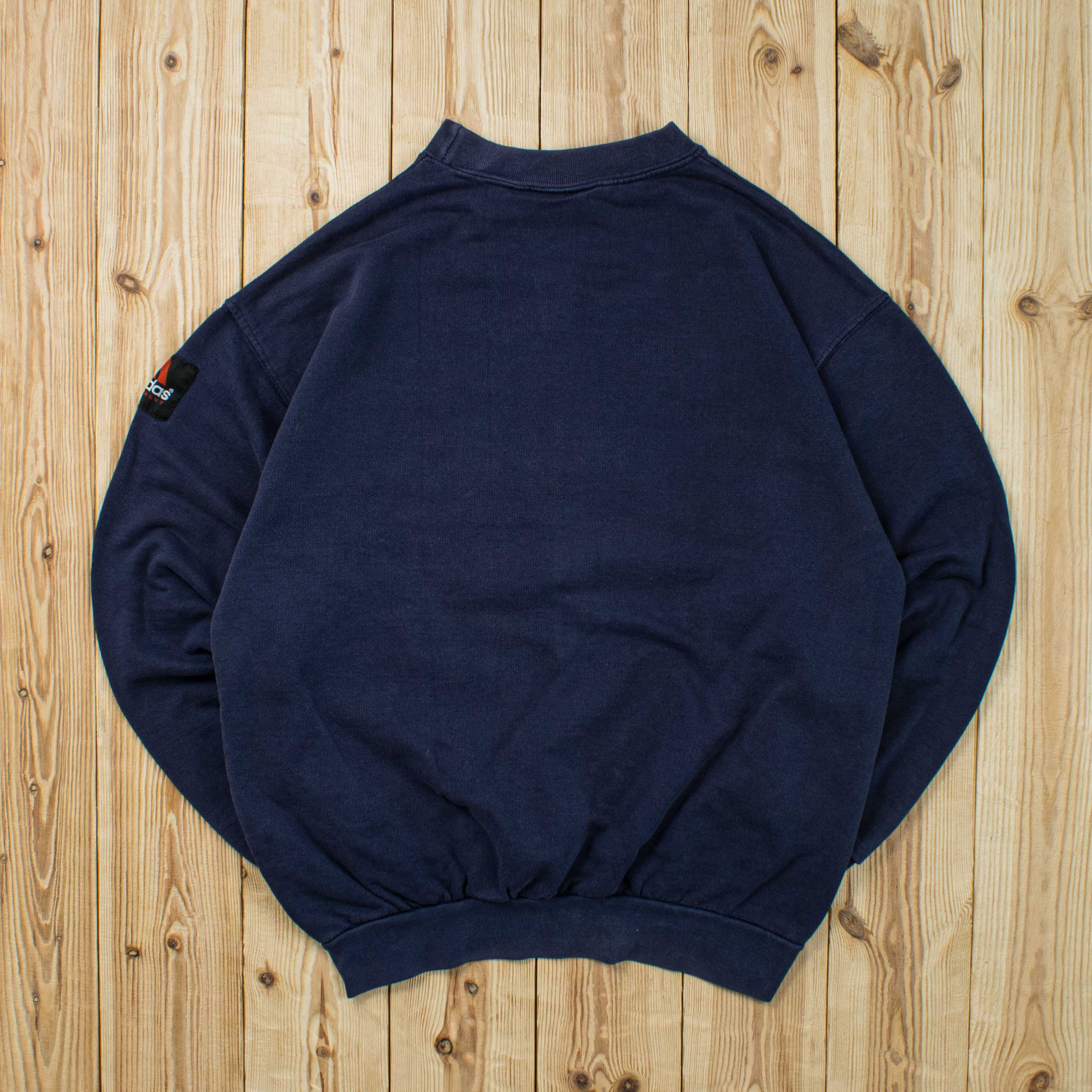 (S) Vintage Adidas Spell Out Embroidered Sweatshirt
