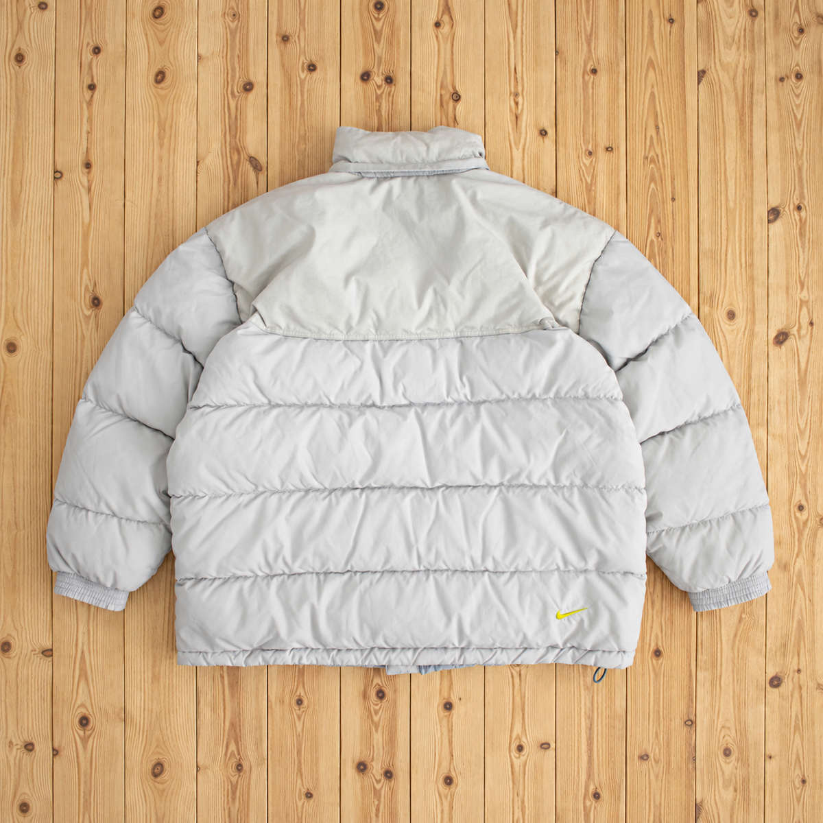(XL/XXL) Nike Vintage Essential Embroidered Puffer Jacket Gray
