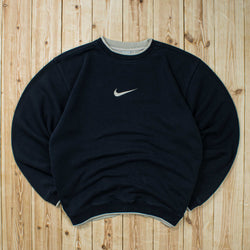 (L) Vintage Nike Center Swoosh Embroidered Sweatshirt
