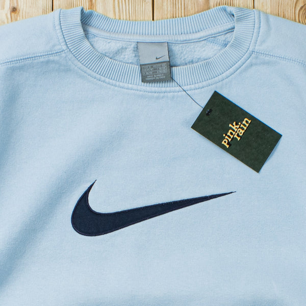 (L) Vintage Nike Swoosh Embroidered Sweatshirt