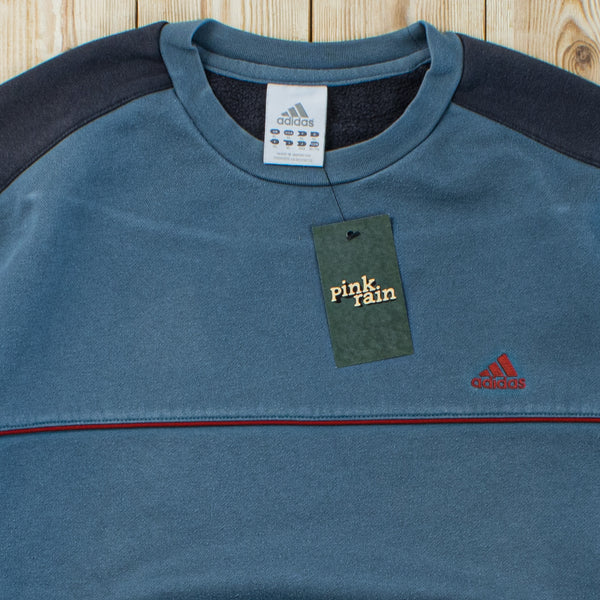 (L) Vintage Adidas Essential Embroidered Sweatshirt