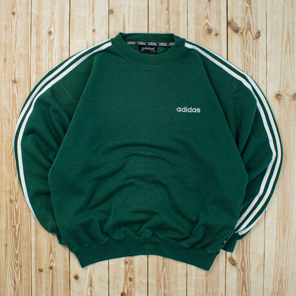 (M) Vintage Adidas Essential Embroidered Sweatshirt