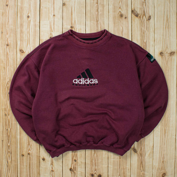 (M) Vintage Adidas Equipment Embroidered Sweatshirt