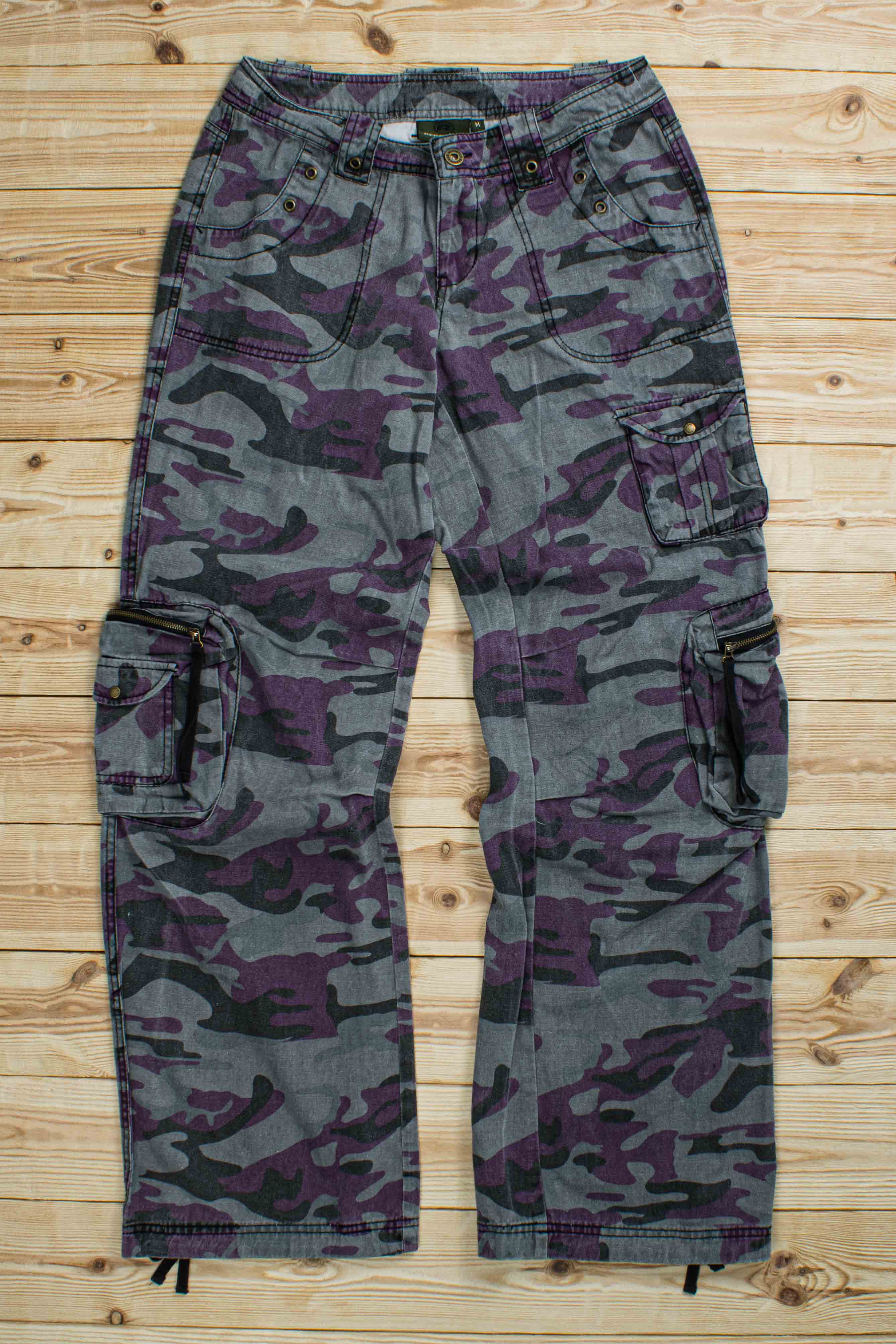 (W32 L34) Vintage Reporter Camo Pants