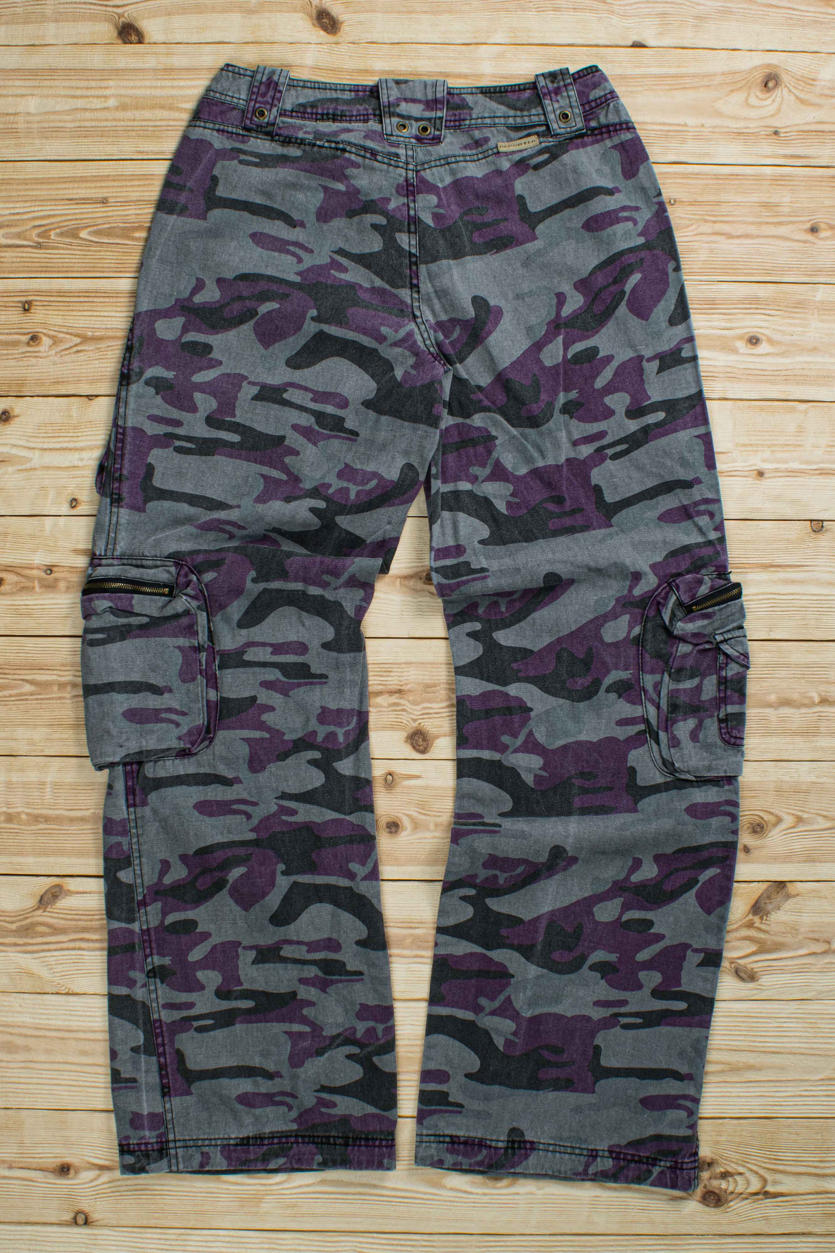 (W32 L34) Vintage Reporter Camo Pants