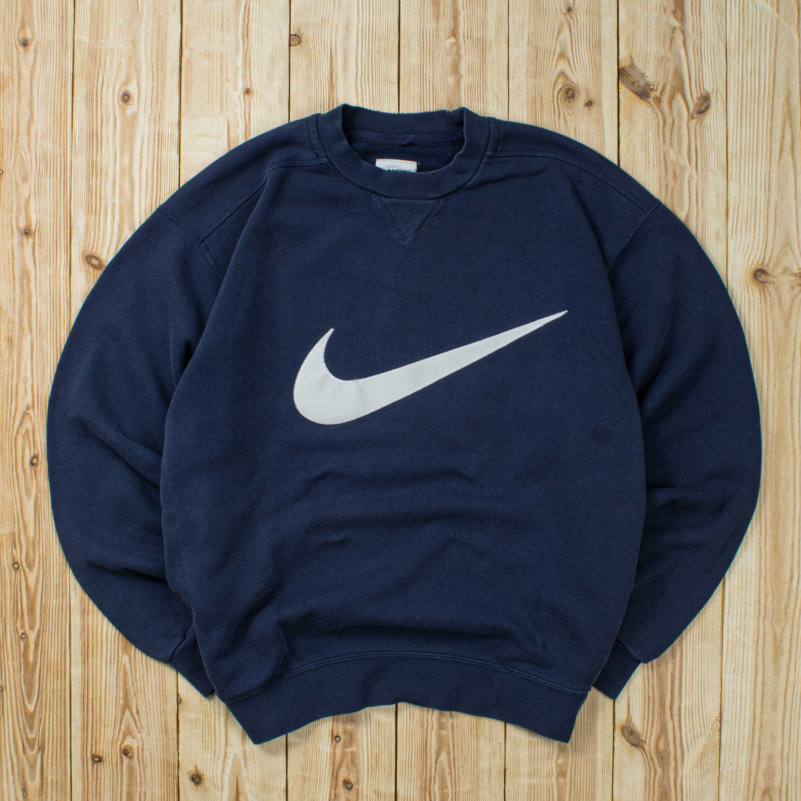 (S) Vintage Nike Swoosh Embroidered Sweatshirt