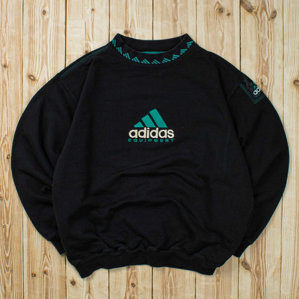 (M) Vintage Adidas Equipment Embroidered Sweatshirt