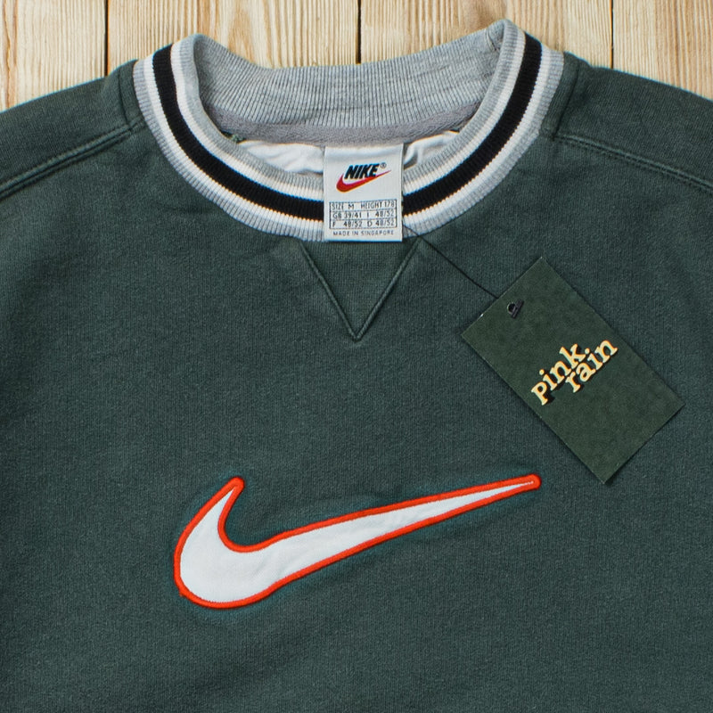 (M) Vintage Nike Center Swoosh Embroidered Sweatshirt