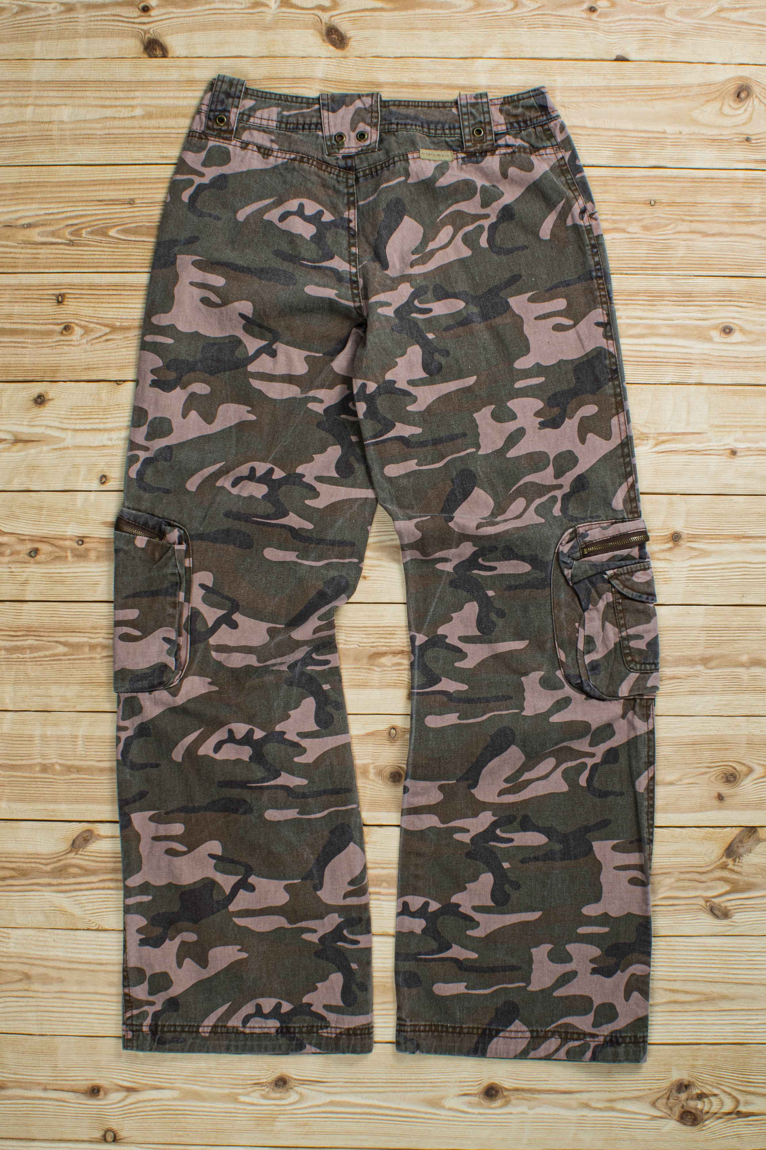 (W29 L32) Vintage Reporter Camo Pants