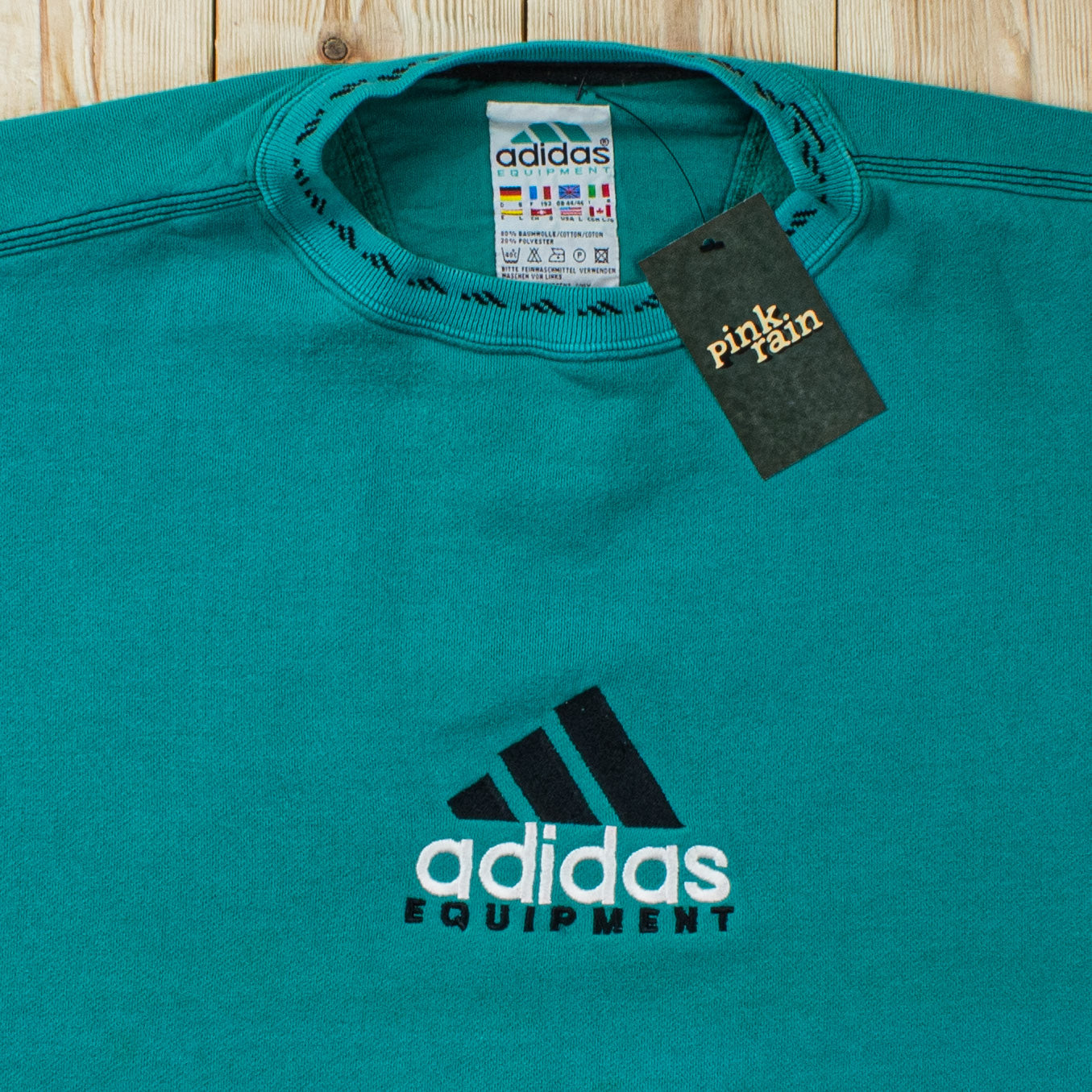 (L) Vintage Adidas Equipment Embroidered Sweatshirt