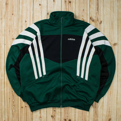(XL) Vintage Adidas Essential Embroidered Full-Zip Sweatshirt