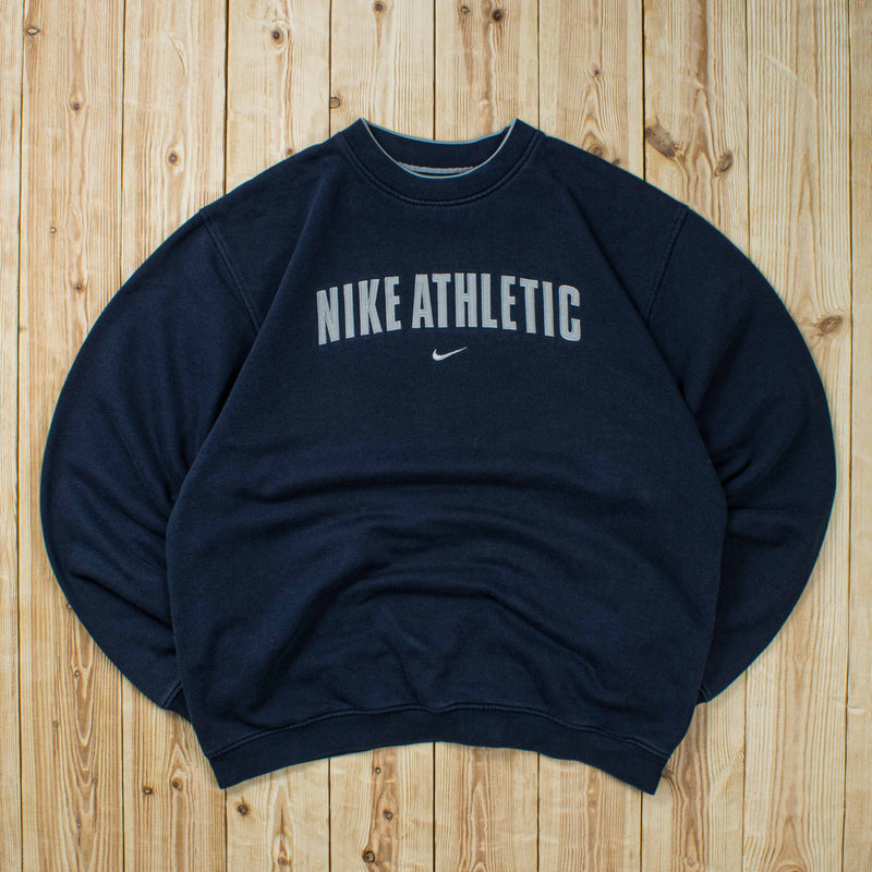 (L) Vintage Nike Athletic Embroidered Sweatshirt