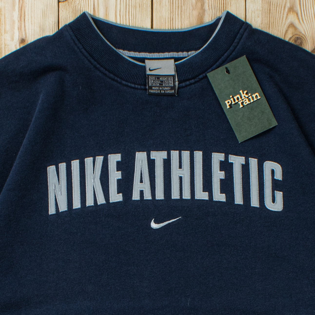 (L) Vintage Nike Athletic Embroidered Sweatshirt