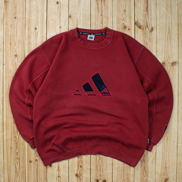 (L) Vintage Adidas Embroidered Sweatshirt