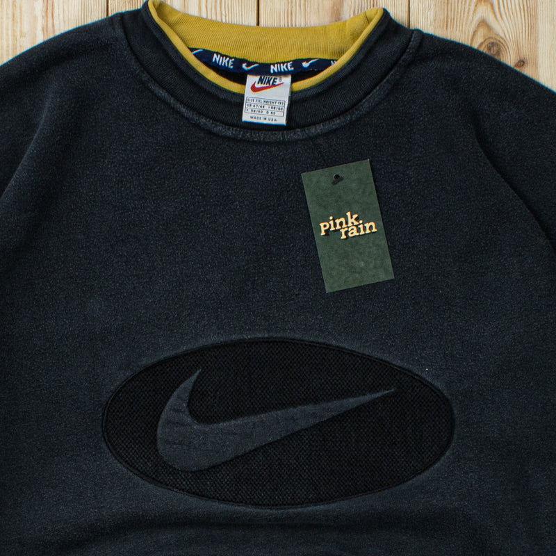 (XL) Vintage Nike Swoosh Embossed Sweatshirt