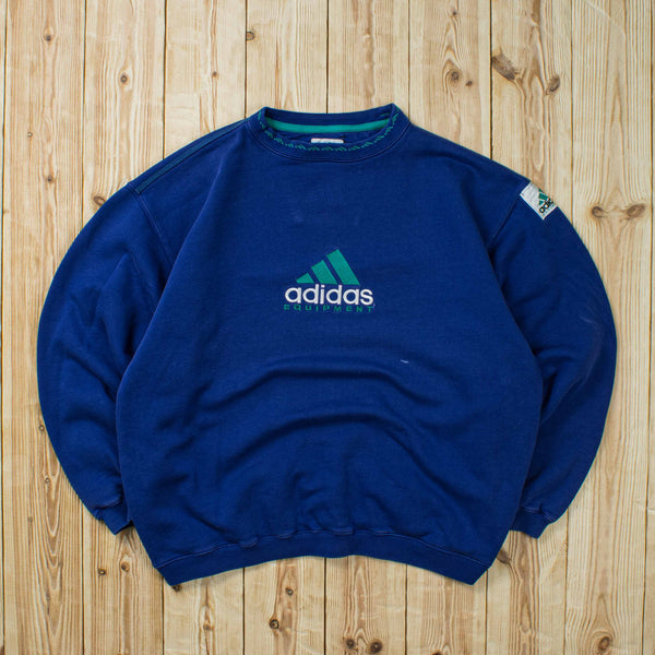 (M) Vintage Adidas Equipment Embroidered Sweatshirt