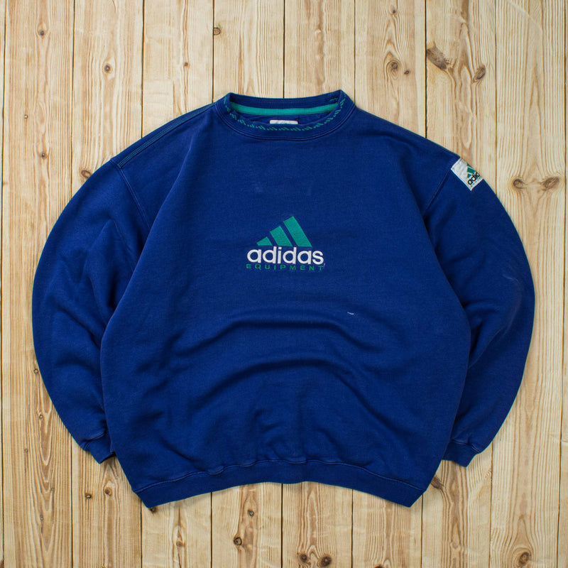 (M) Vintage Adidas Equipment Embroidered Sweatshirt