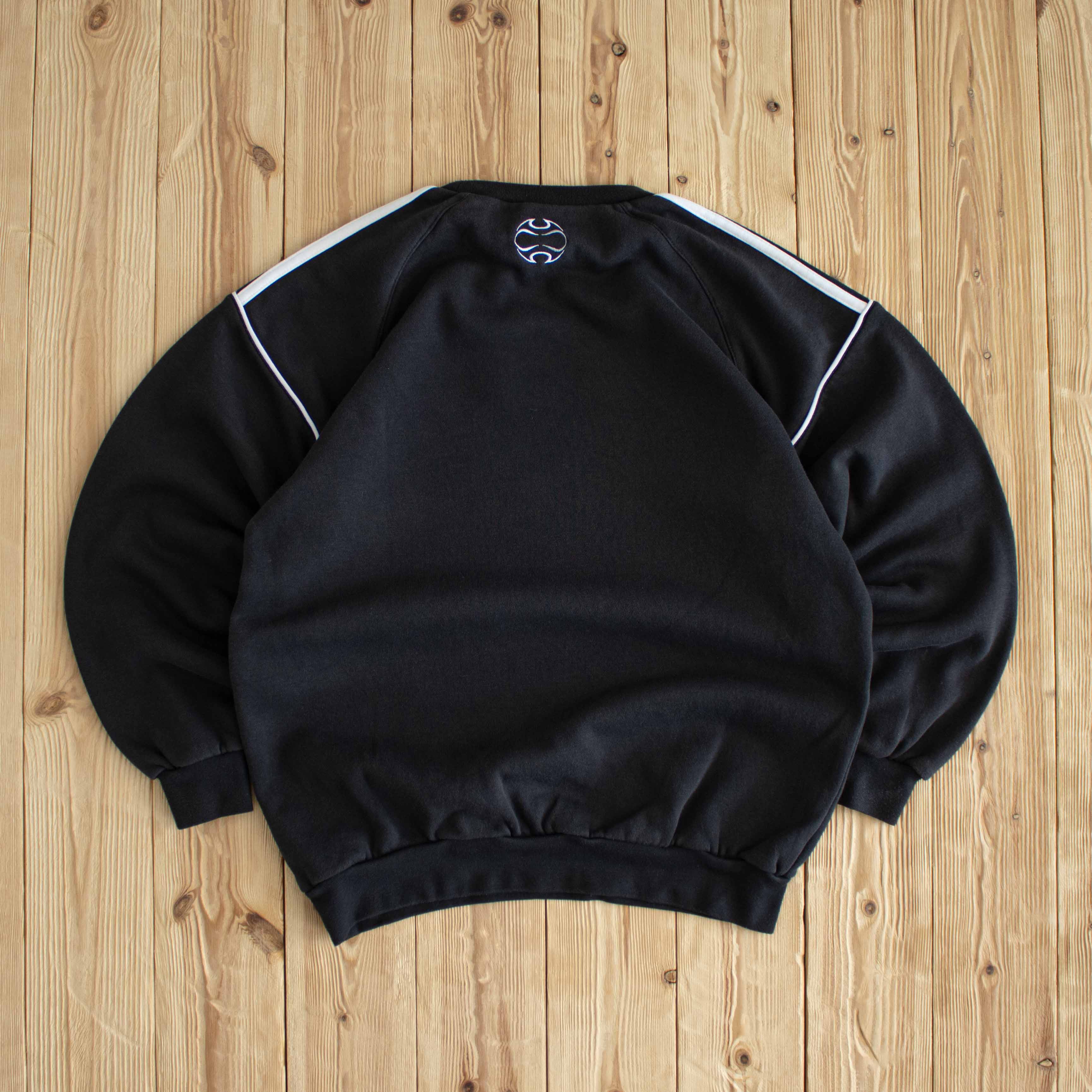 (M) Adidas Mercedes Benz Germany 2012 Embroidered Sweatshirt Black