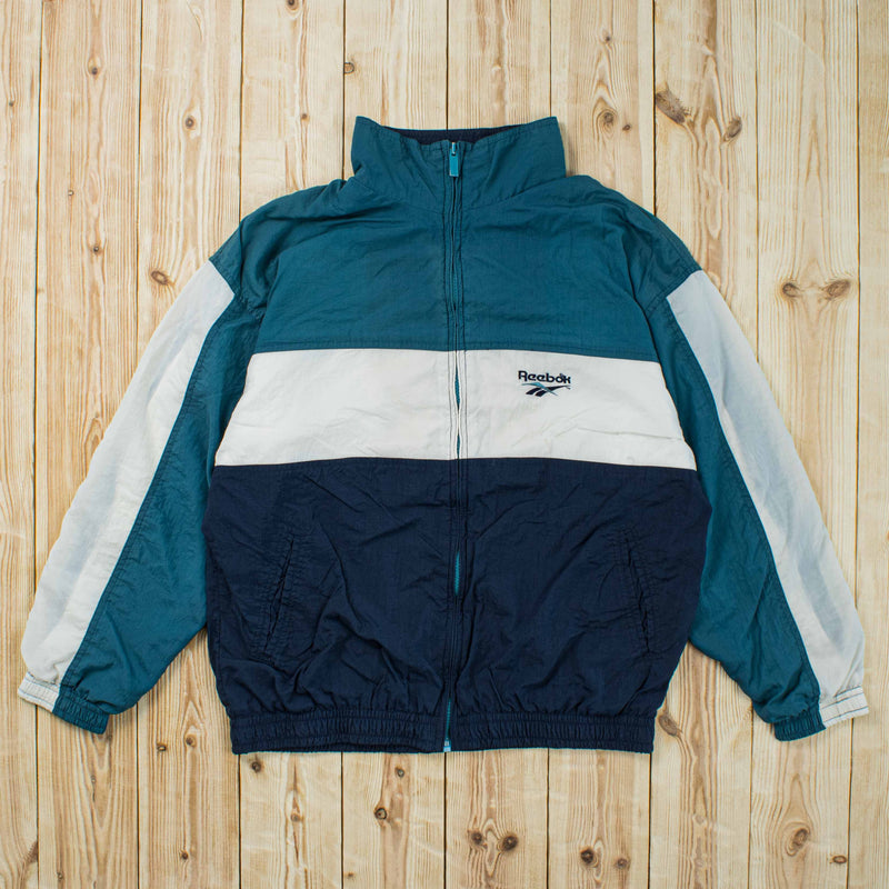 (M) Vintage Reebok Essential Embroidered Jacket