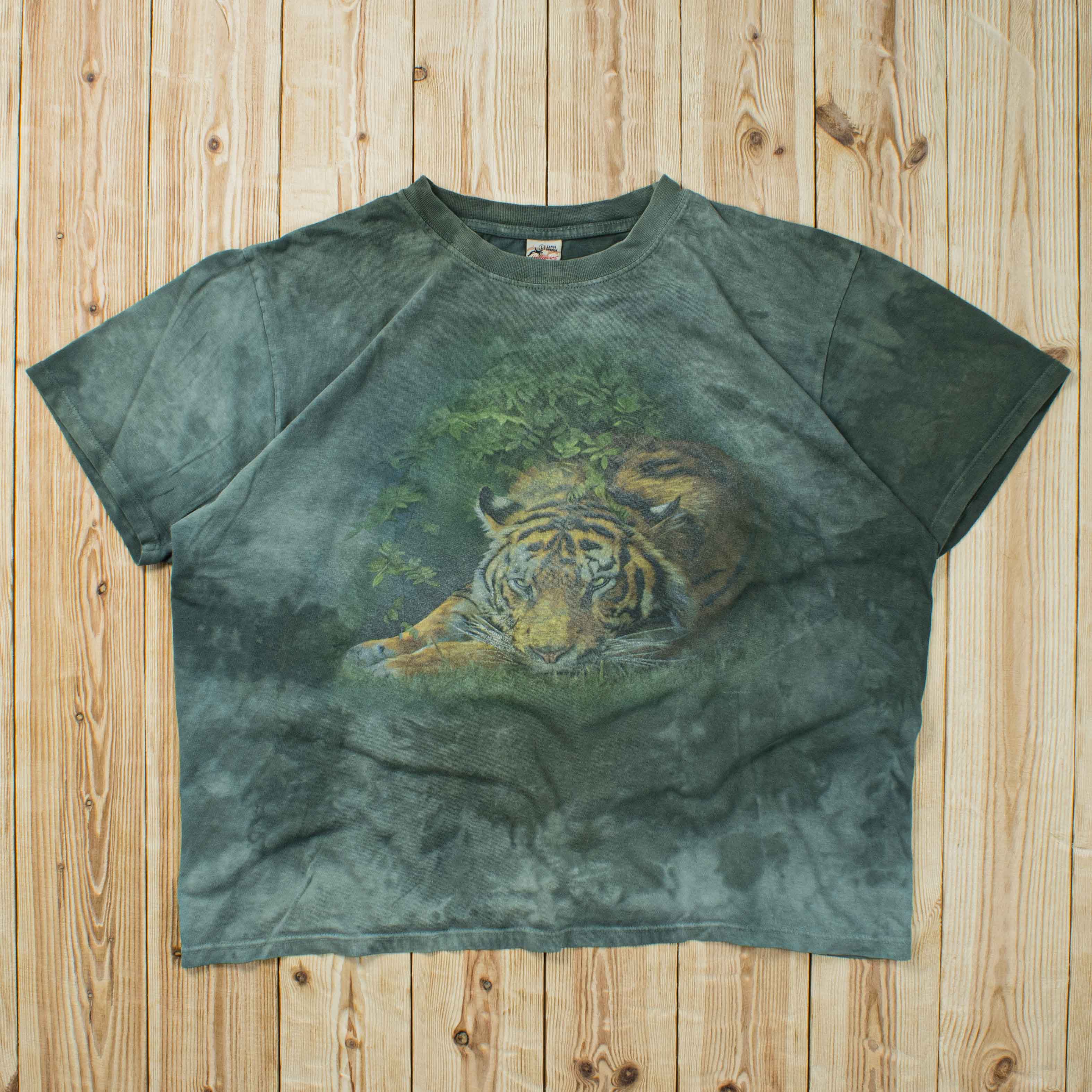 (L) Vintage Tiger Two-Sided T-Shirt