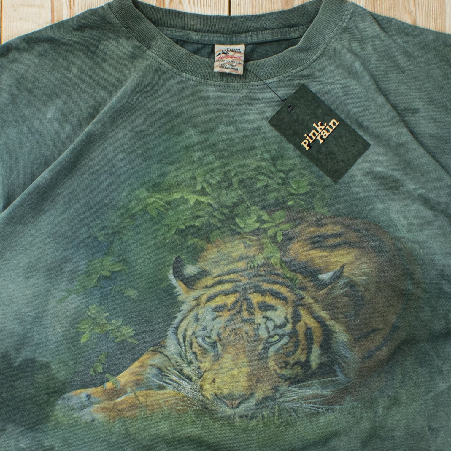 (L) Vintage Tiger Two-Sided T-Shirt