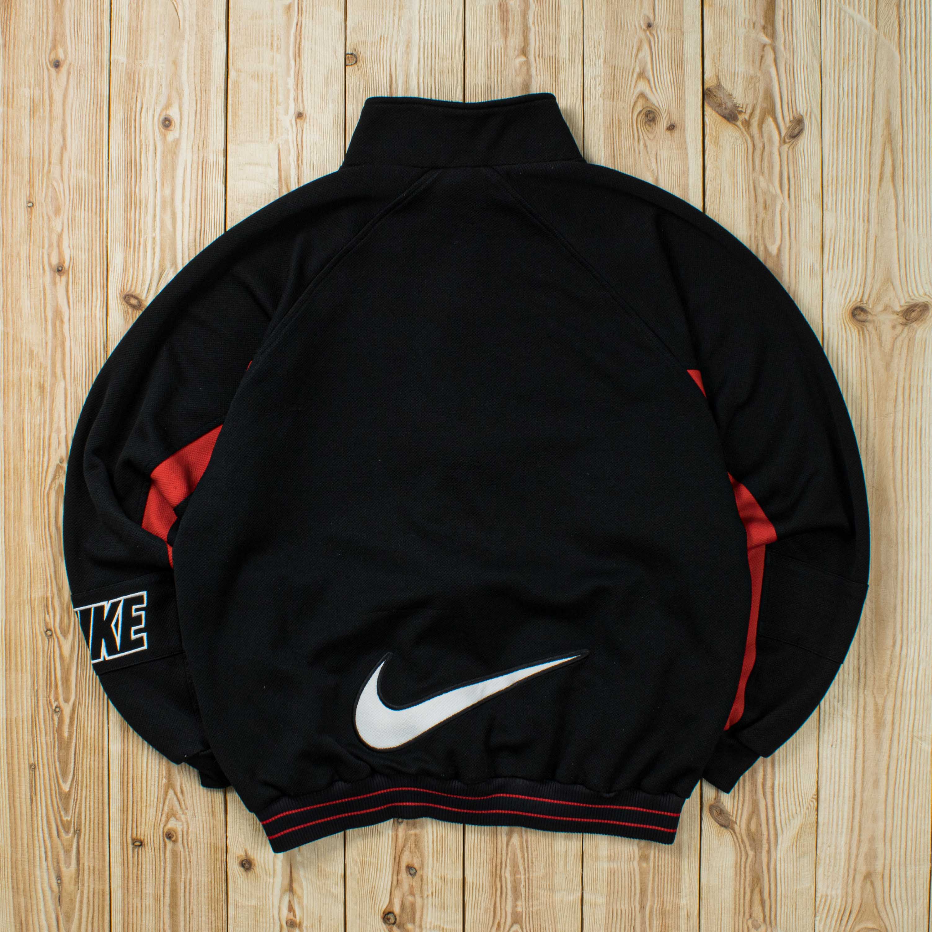 (M) Vintage Nike Essential Embroidered Full-Zip Sweatshirt