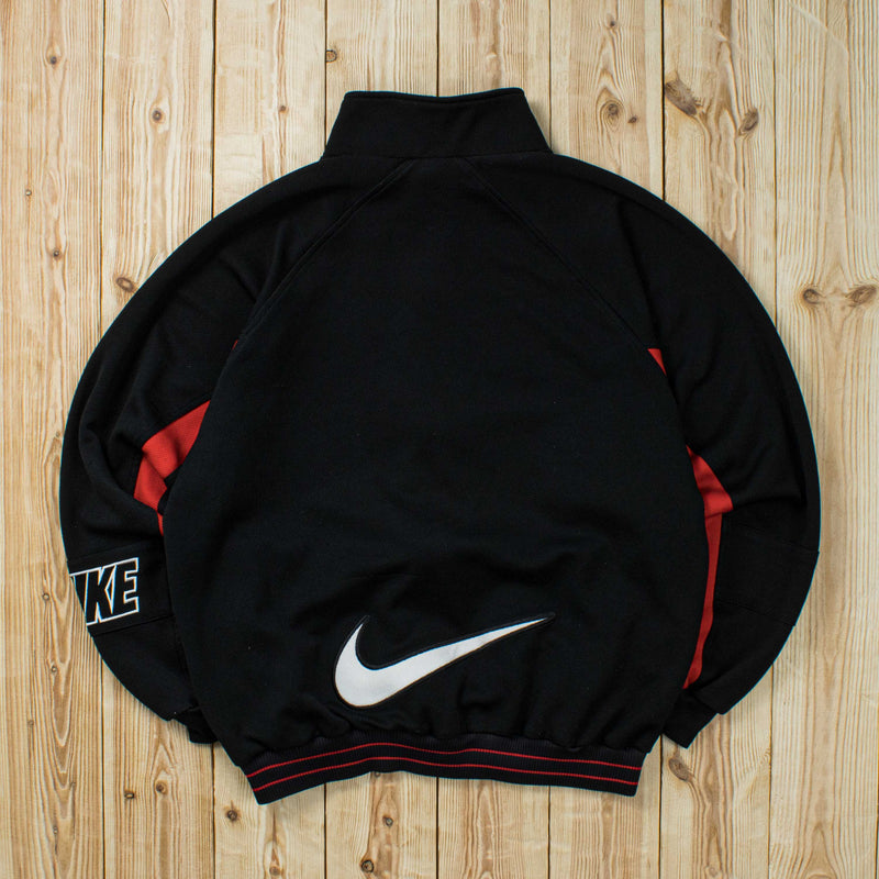 (M) Vintage Nike Essential Embroidered Full-Zip Sweatshirt