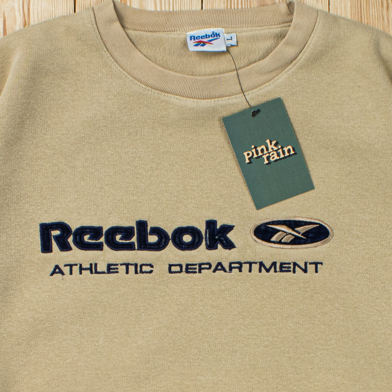 (M) Vintage Reebok Athletic Department Embroidered Sweatshirt
