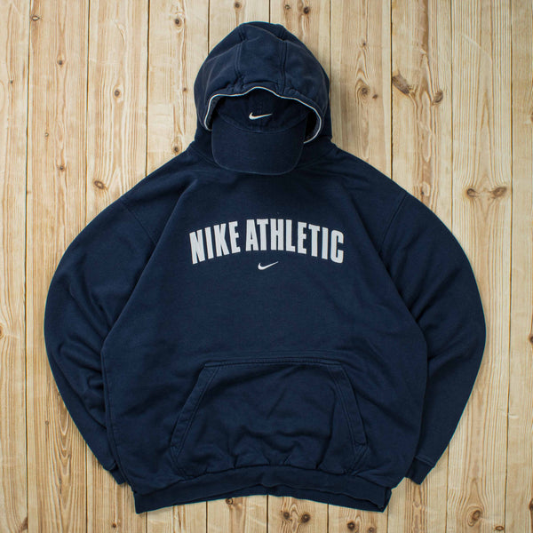 (L) Vintage Nike Athletic Embroidered Hoodie