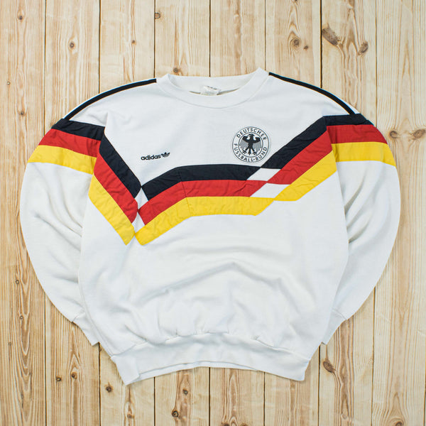 (M) Vintage Adidas Deutscher Fussball-Bund Germany Embroidered Sweatshirt