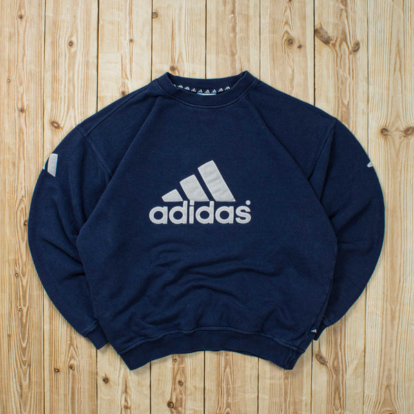 (M) Vintage Adidas Logo Embroidered Sweatshirt