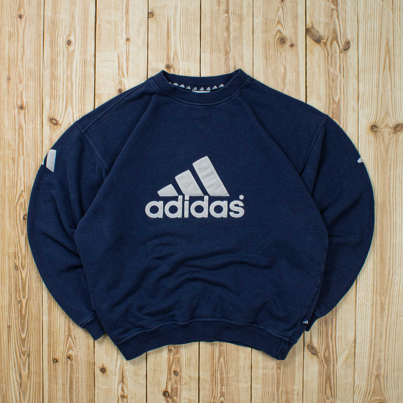 (M) Vintage Adidas Logo Embroidered Sweatshirt