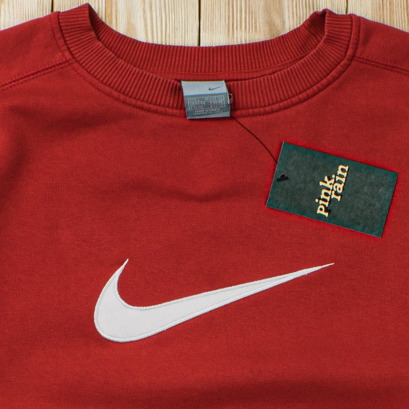 (L) Vintage Nike Swoosh Embroidered Sweatshirt