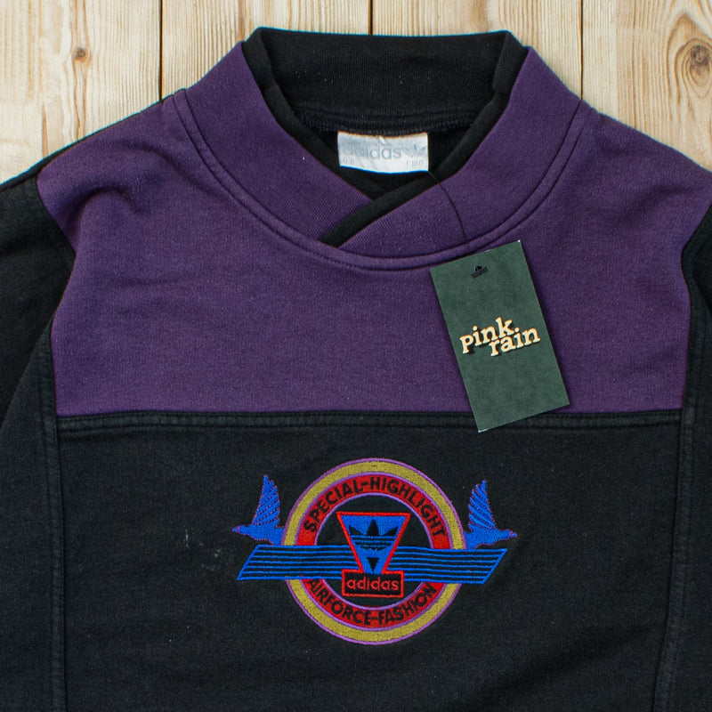 (M) Vintage Adidas Air Force Fashion Embroidered Sweatshirt