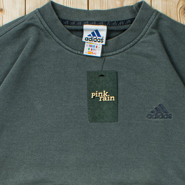 (L) Vintage Adidas Essential Embroidered Sweatshirt
