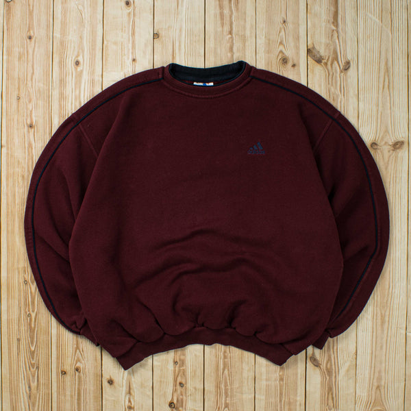 (L) Vintage Adidas Essential Embroidered Sweatshirt