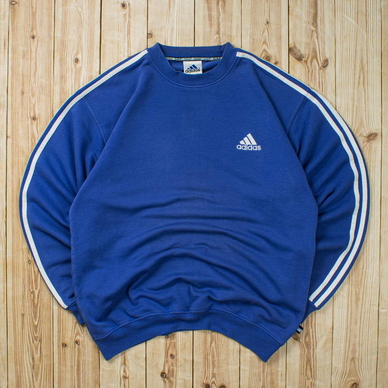 (L) Vintage Adidas Essential Embroidered Sweatshirt