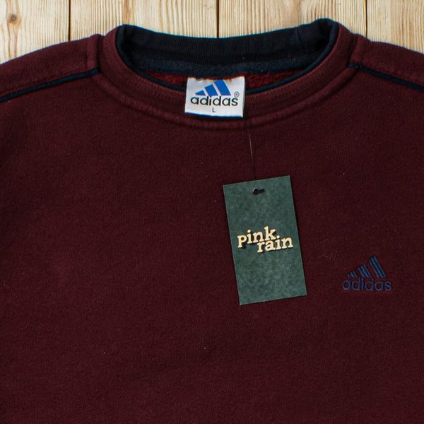 (L) Vintage Adidas Essential Embroidered Sweatshirt