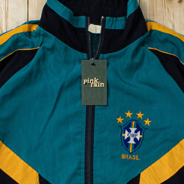 (M) Vintage Nike Brasil Embroidered Jacket