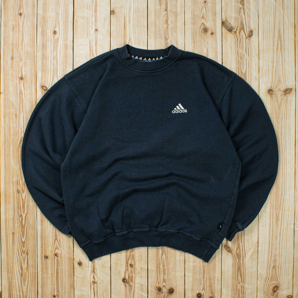 (S) Vintage Adidas Essential Embroidered Sweatshirt