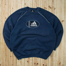 (XL) Vintage Adidas Embroidered Sweatshirt
