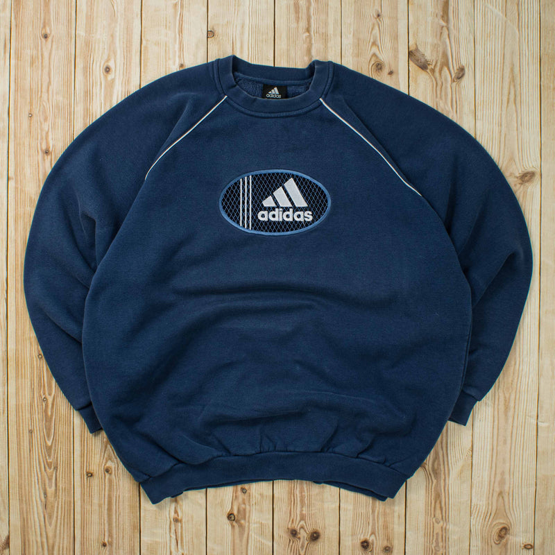 (XL) Vintage Adidas Embroidered Sweatshirt