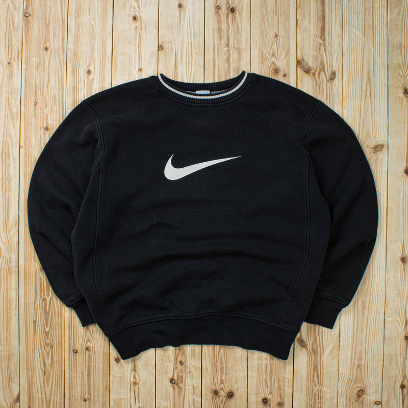 (L) Vintage Nike Swoosh Embroidered Sweatshirt