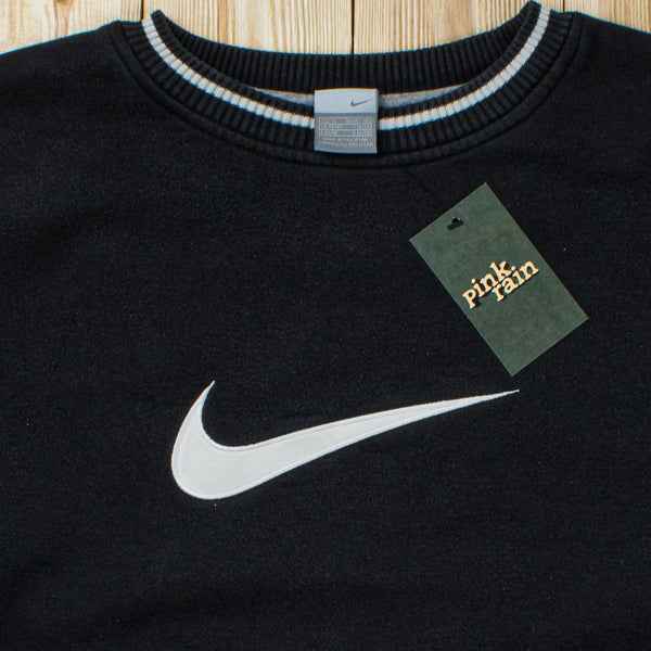 (L) Vintage Nike Swoosh Embroidered Sweatshirt