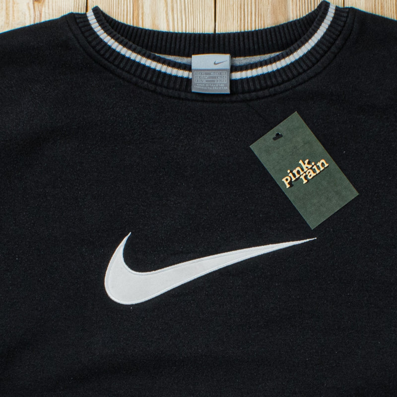 (L) Vintage Nike Swoosh Embroidered Sweatshirt
