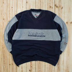 (M) Vintage Reebok Athletic Department Embroidered Sweatshirt