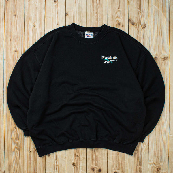 (L) Vintage Reebok Essential Embroidered Sweatshirt