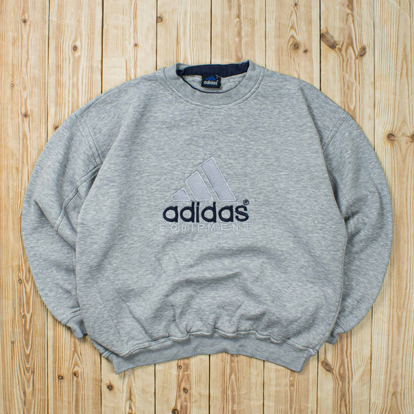 (M) Vintage Adidas Equipment Embroidered Sweatshirt