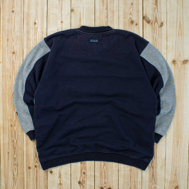 (M) Vintage Reebok Athletic Department Embroidered Sweatshirt